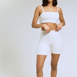 Gymshark Whitney Eyelash Knit Bandeau & Shorts